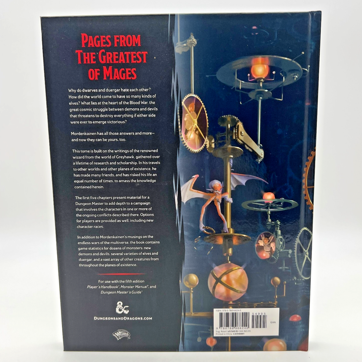 初版絶版D&D 第5版 Mordenkainen’s Tome of Foes D&D Mordenkainen's Tome of Foes by Wizards RPG Team for sale