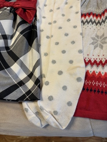 Gymboree Silver Dot Knit Tights Size 5-6 Girls  (tights Only)