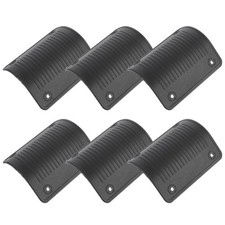 Black Plastic Luggage Corner Protectors 6Pcs Reusable Bag Safety Guards