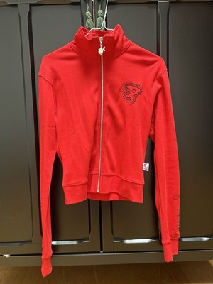 Punkyfish Red Anthem Zip-Up Sweatshirt - Rose Tyler Cosplay
