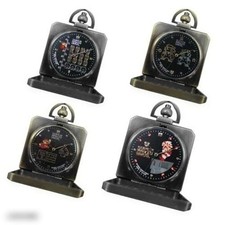 Super Mario Bros Hatena Block Pocket Watch Set All 4 Types Collectible