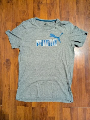 T-Shirt "PUMA" (Taille M / Gris clair) - Photo 1/4