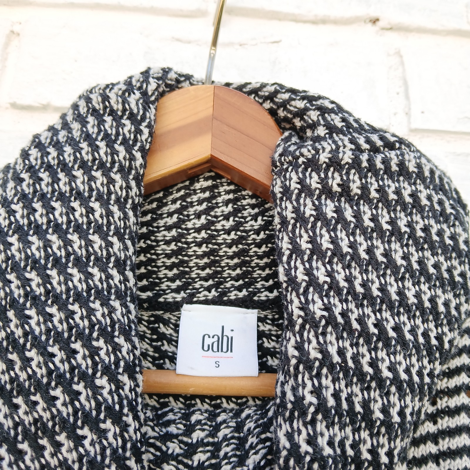 Cabi Fergie Split Turtleneck Pullover Sweater Bla… - image 5