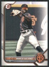 2022 Bowman Prospects #BP-7 Marco Luciano San Francisco Giants 48817