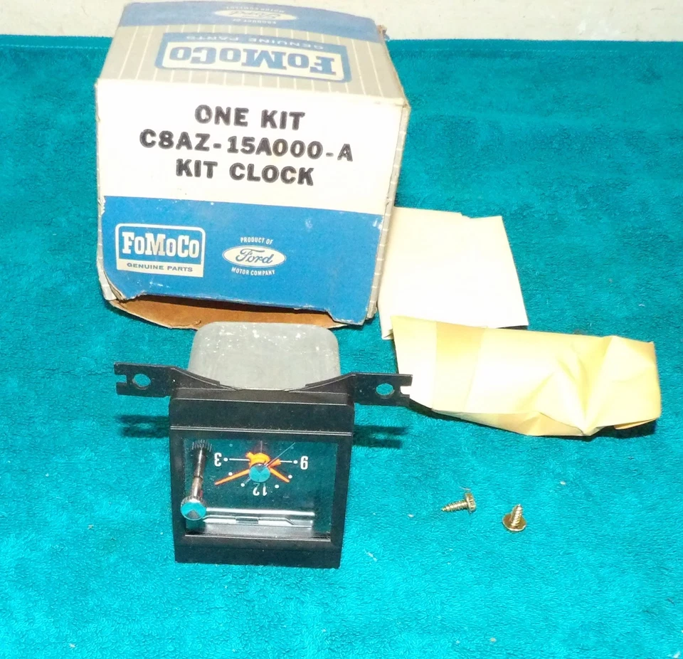 1968 Ford Custom Galaxie 500 XL LTD Fastback Wgn Convertible NOS ELECTRIC CLOCK - Image 4 of 4