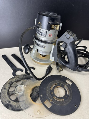 #ad PORTER CABLE Heavy Duty 6912 Router w 6911 D Handle Base Clean Lightly Used $199.95