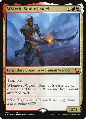 FRANZÖSISCHER RUSH Wyleth, Stahlseele Commander Legends: Extra [NM] MTG magic CMR