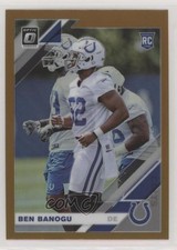 2019 Panini Donruss Optic Rookies Bronze Prizm Ben Banogu #124 2qw