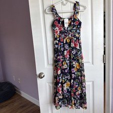 NEW NWT Speechless Girls size 10 Gorgeous Floral Lined Maxi Formal Dress