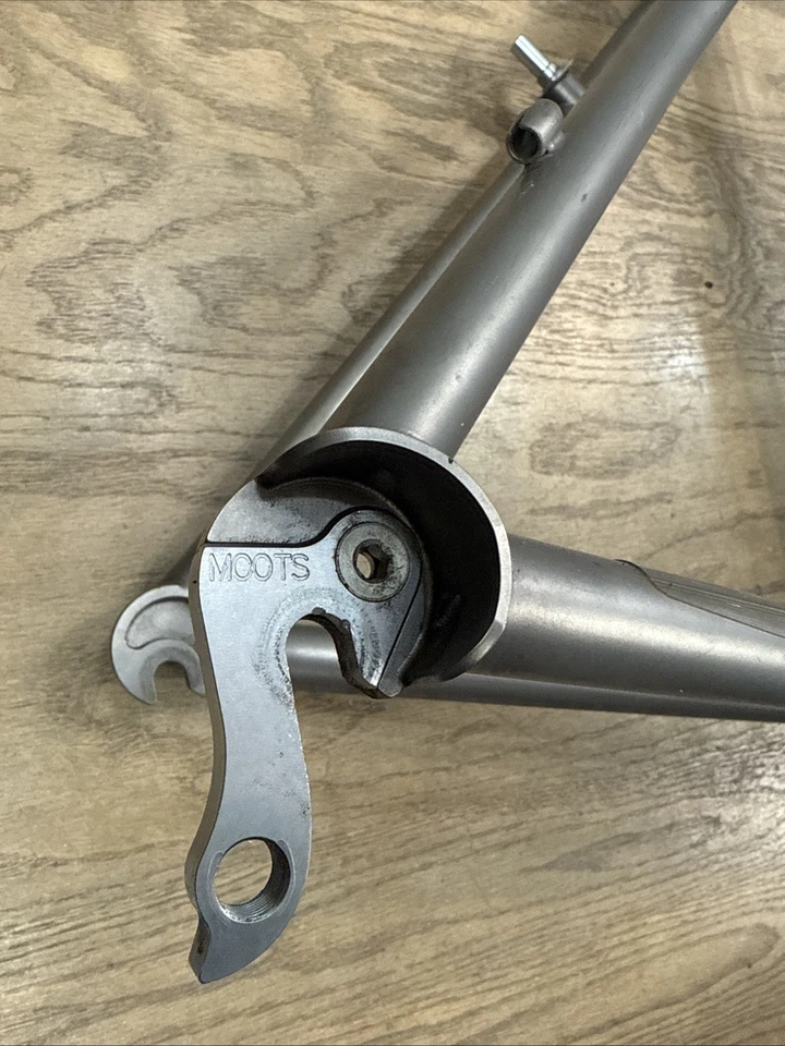 Moots PsychloX CX Gravel Bike Frameset Alpha Q Fork Rim Brake QR 50cm - Image 2 of 4