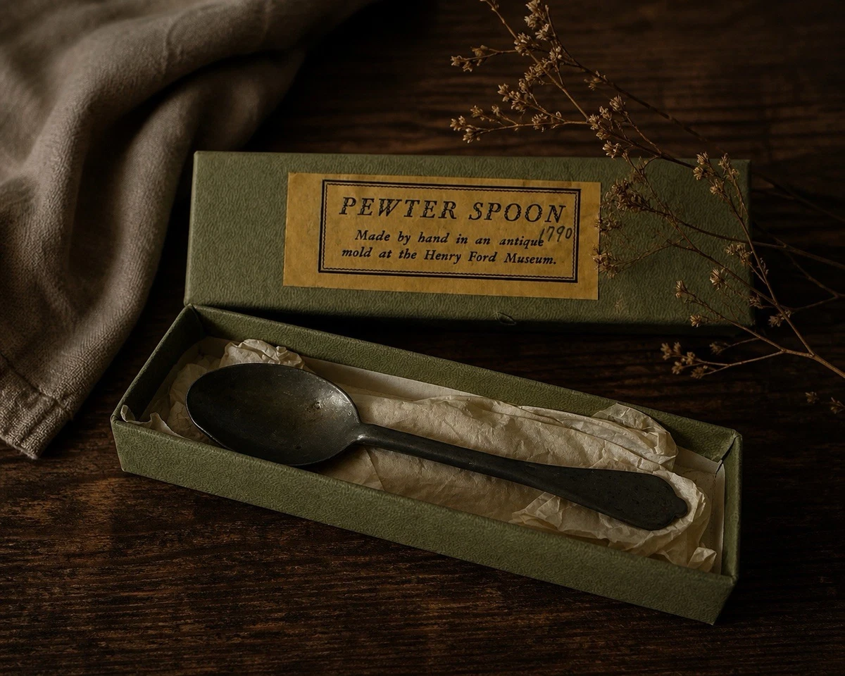 Vintage Pewter Spoons In Collectible Pewter Metalware for sale | eBay