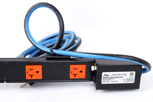 Middle Atlantic PD-2020C-NS 20 Outlet Relocatable 20A Power Tap Strip w209