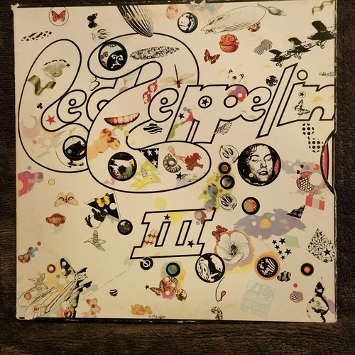 LED ZEPPELIN III  ATLANTIC SD 19128 LP  Monarch pressing  with Working Wheel