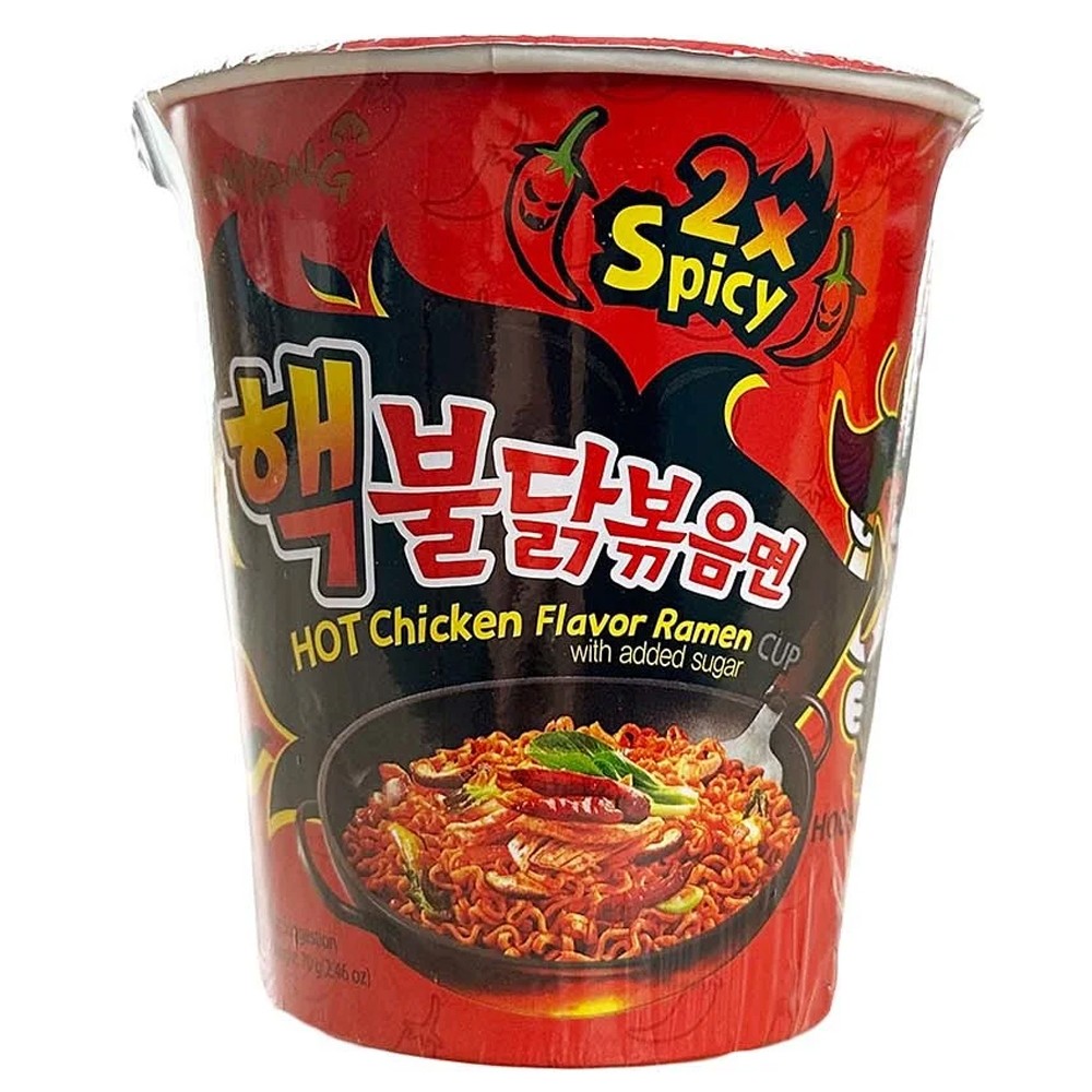 Samyang Buldak Hot Chicken Flavor 2x Spicy Ramen Cup 70g