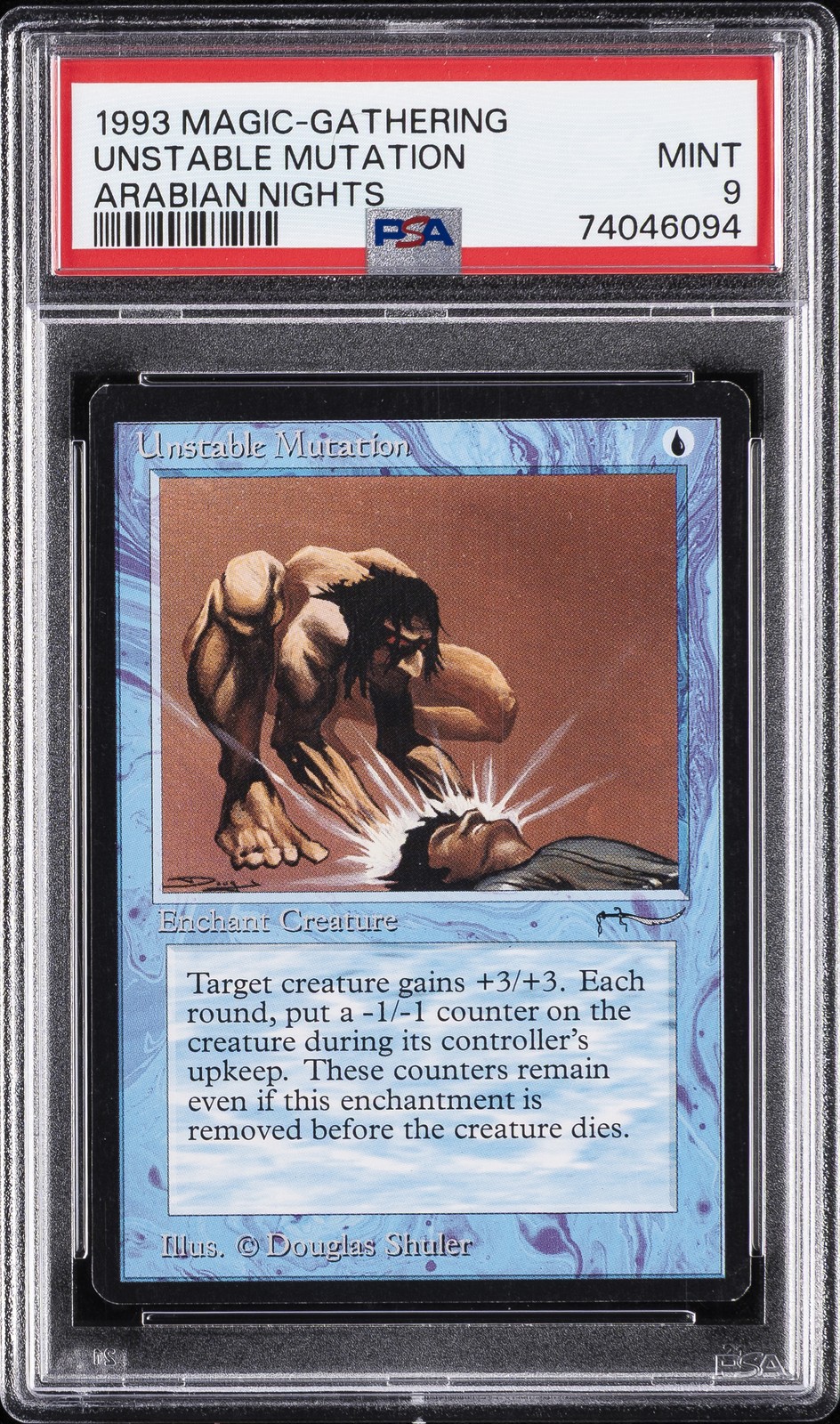 1993 MTG ARABIAN NIGHTS UNSTABLE MUTATION PSA 9