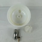 Vtg Sunbeam Mixmaster Stand Mixer White Milk Glass Juicer Bowl WITH ATTACHMENTS