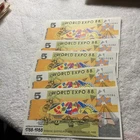 AUSTRALIA.(-1988-)-WORLD EXPO-$ 5 DOLLARS-LOT OF FIVE-(5)-BANKNOTES-UNCIRCULATED