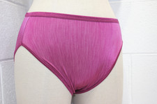'nwot' Vanity Fair Y2K 13-108 Plum High Waist Nylon 7 L/44 Underwear Panties