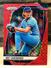 2025 Panini Prizm Red Power Prizm Bret Saberhagen SP /99 KC Royals MLB