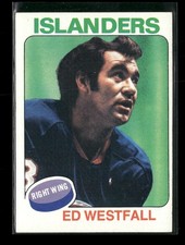 1975-76 Topps #302 Ed Westfall New York Islanders