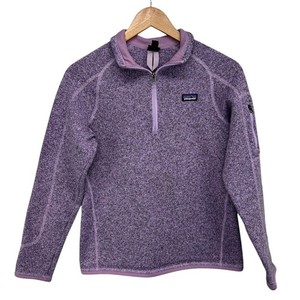 Patagonia Better Sweater 1/4 Zip Girls XXL 16-18 Purple