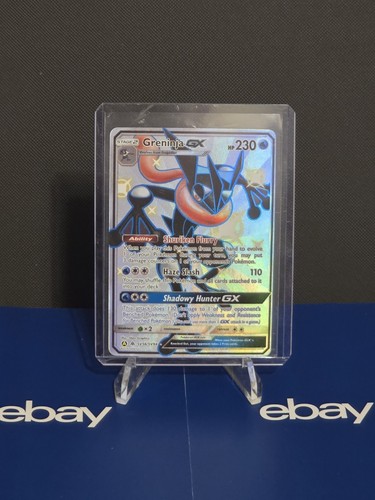 Greninja GX SV56/SV94 Full Art Shiny - Sun & Moon - Hidden Fates 2019 - Picture 1 of 8