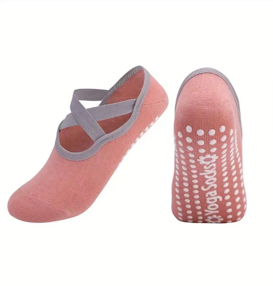 Calzini Yoga E Pilates Antiscivolo Donna – Traspiranti Con Presa Totale E Supporto Arco (EU 37-41)