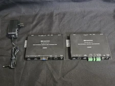 Crestron HD-MD-400-C-E Multiformat Switch Receiver w/Transmitter & Power Adapter
