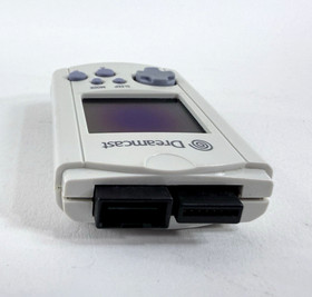 Sega Dreamcast HKT-7000 White Visual Memory Unit VMU with New Batteries - Tested