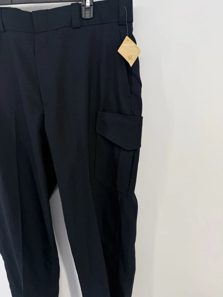 Flying Cross flex waist fechheimer cargo utility Pockets Navy 38 REG wool blend - Image 2 of 4