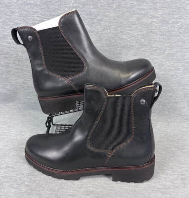 Samuel Hubbard Van Ness Chelsea Boots Womens 11 M Black Leather Ankle High