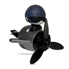 Car Vent Air Freshener Gray 4 Cartridge Temperature Resistant 360° Universal Fit