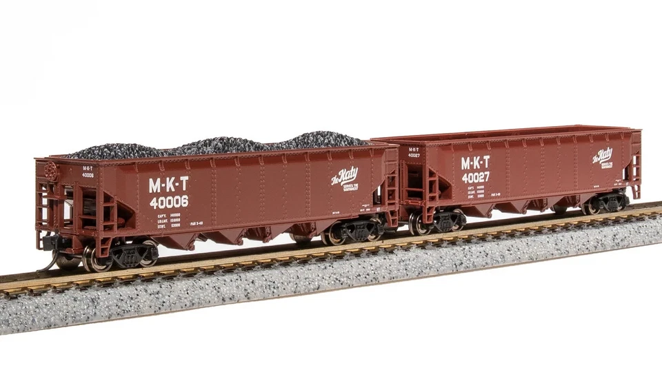 Broadway Limited N Scale ~ MKT ~ ARA 70-Ton 4-Bay Hopper w/Load ~ 4 Pack ~ 7429 - Image 4 of 4