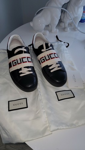 gucci flat sneakers