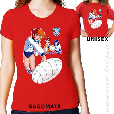 JHK O FRUIT OF THE LOOM T-SHIRT MILA & SHIRO due cuori nella pallavolo il sogno continua tshirt anime