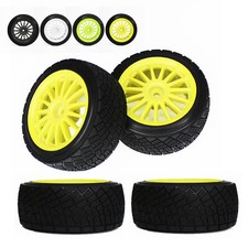 4 pezzi cerchi e pneumatici 2,2" per 1/8 RC HPI RTR WR8 3.0 FORD FIESTA FLUX RALLY2I