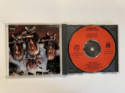 Destruction - Live-Without Sense CD 1989 Steamhammer / Noise