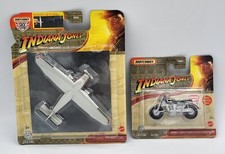 Matchbox Indiana Jones Flugzeug Motorrad Neu OVP