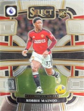 2023 Panini Select Premier League #70 Kobbie Mainoo Rookie Card. rookie card picture
