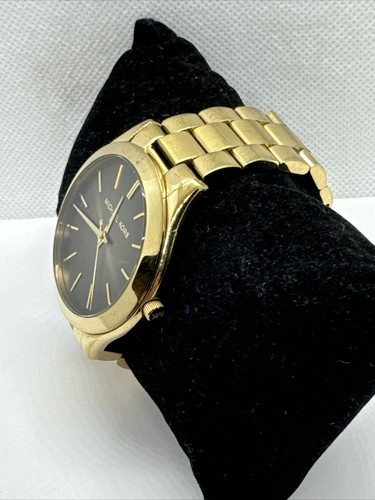 Michael Kors MK3381 Unisex Gold Stainless Steel Analog Dial Quartz Watch JNA442 - Picture 2 of 11