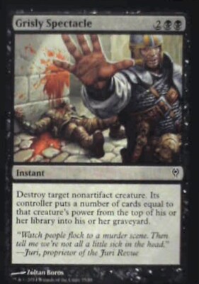 Grisly Spectacle - Duel Decks: Jace vs. Vraska: #75, Magic: The Gathering Nm R27
