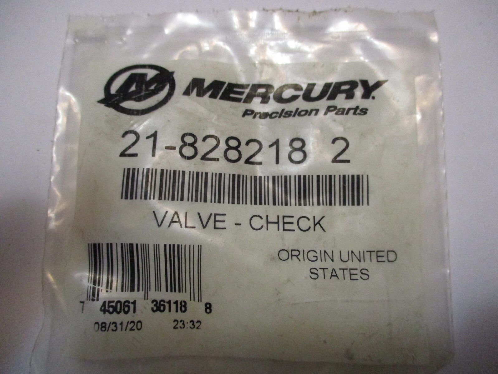 MERCURY CHECK VALVE 218282182 eBay