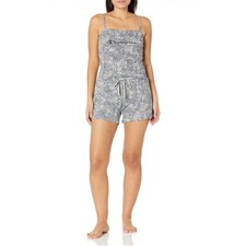 Champion Womens Sleep Drwastrings Camisole Top Set Granite Print Size M NWT