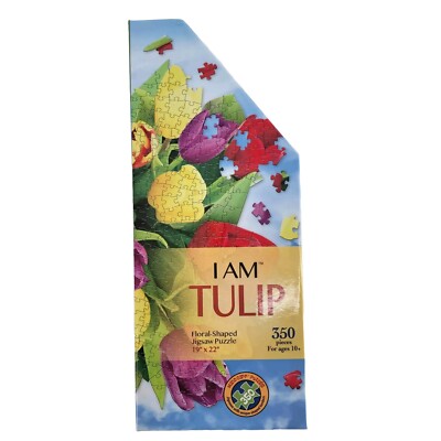 Madd Capp: I Am Tulip - 350 Piece Puzzle - Unique Floral-Shaped Border
