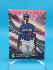 Hendry Chivilli 2023 Bowman Inception #14 1st Initiation Fuchsia Foil - 22/75