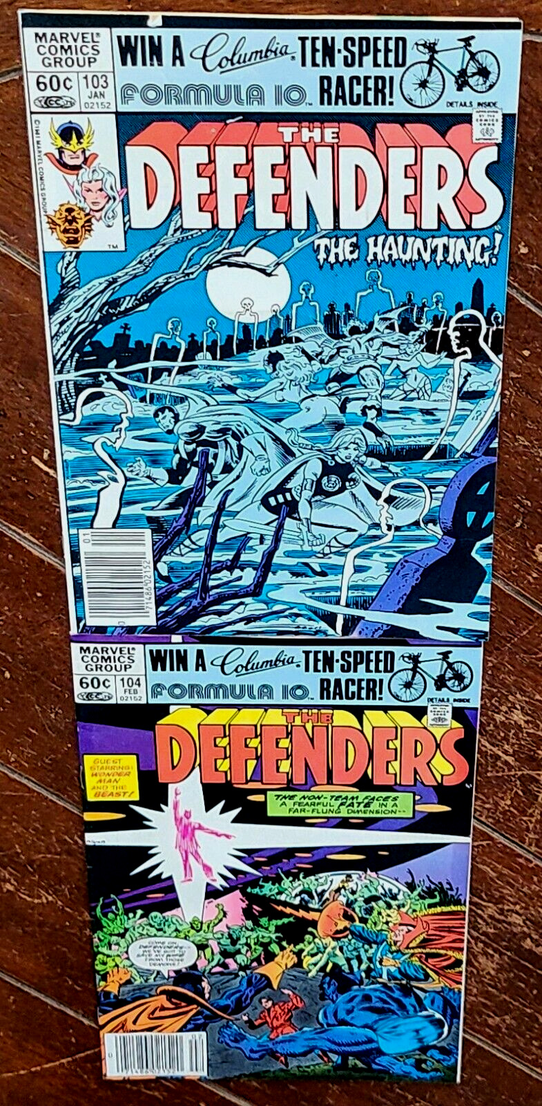 The Defenders #103 & #104, (1982, Marvel): Free Shipping!