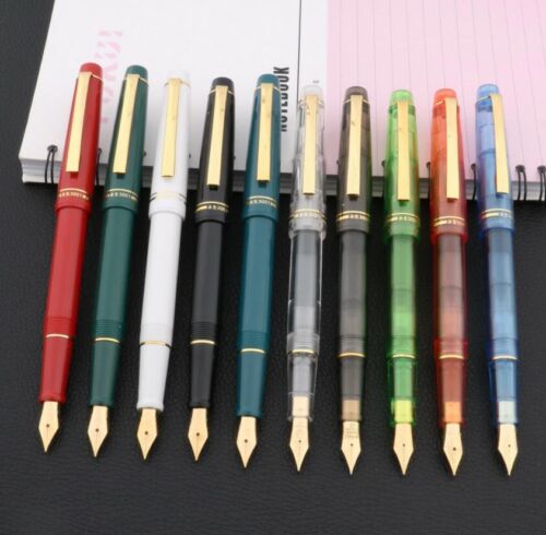 Wing Sung 3001 Fountain Pen & Converter, Extra Fine Nib, 10 Color Options - 第 1/14 張圖片