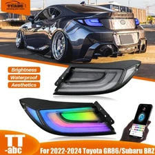RGB LED Tail Light Fit For Toyota GR86 Subaru BRZ ZN8/ZD8 2021-2025 Lamps Clear
