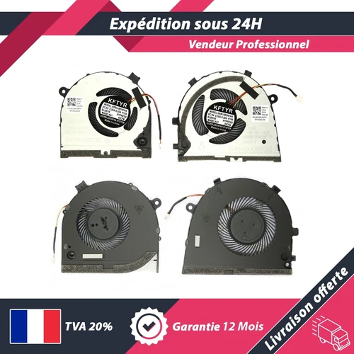 VENTILATEURS CPU & GPU FANS POUR DELL INSPIRON G3-3579 / G3-3779