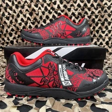 NEW HK Army Shredder 2 Paintball Cleats - Black/Red - 10